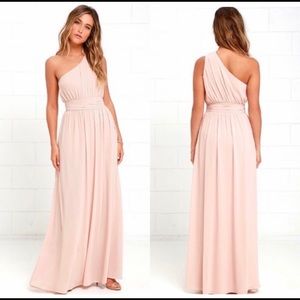 Pink bridesmaid dress